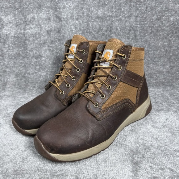 Carhartt Force Men's Lightweight Sneaker Boot Lace Up 9.5W Brown Work Outdoor - Picture 1 of 9